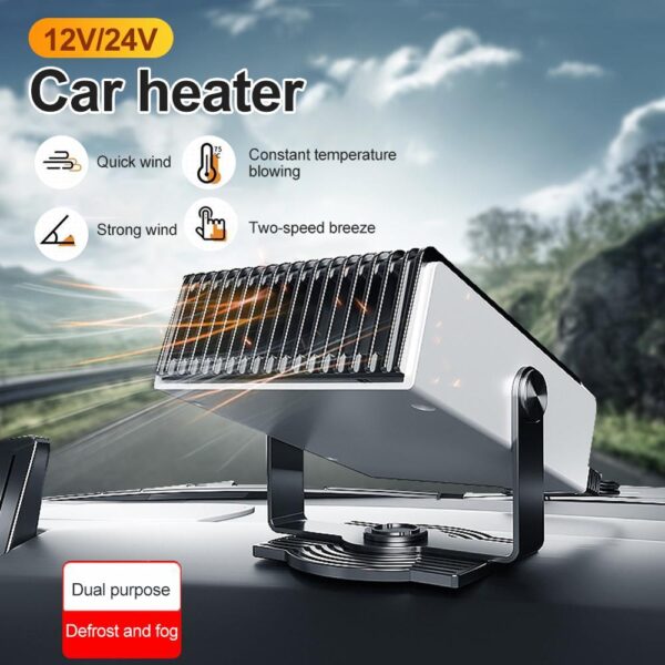 Car Heater & Cooling Fan 2 In 1 Fast Heating Low Noise - Image 7