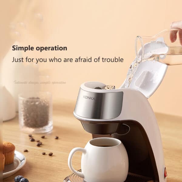 New Coffee Machine Fully Automatic Home Office Mini American Small Portable Coffee Maker - Image 3