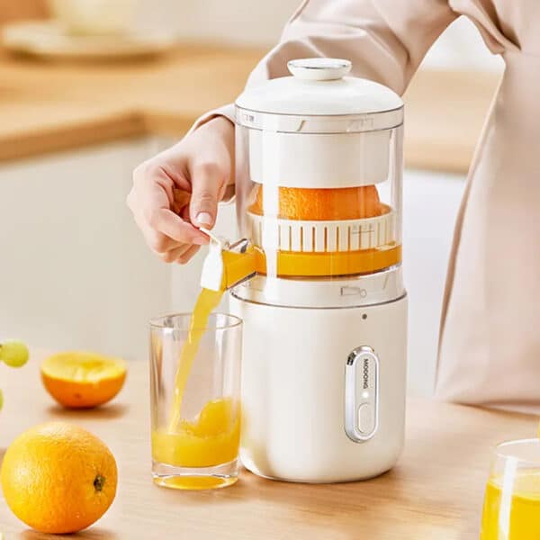 Multifunctional Wireless Electric Juicer Steel Orange Lemon Blender USB Portable - Image 2