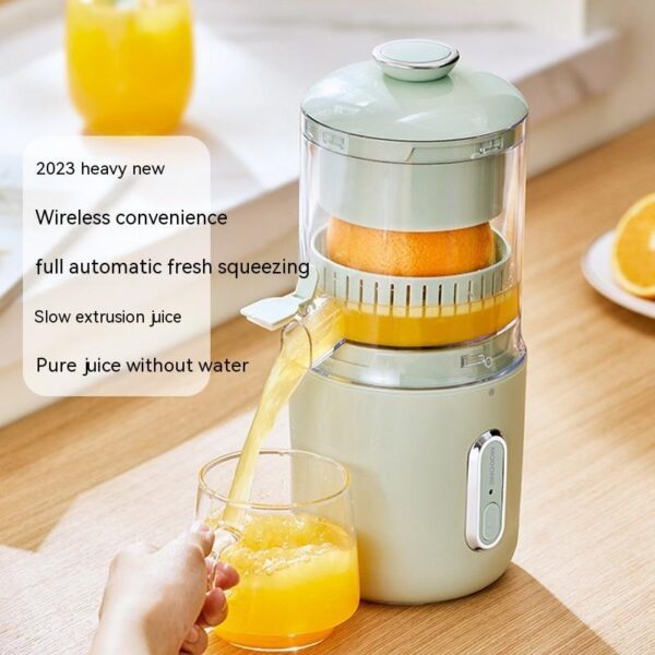 Multifunctional Wireless Electric Juicer Steel Orange Lemon Blender USB Portable - Image 6