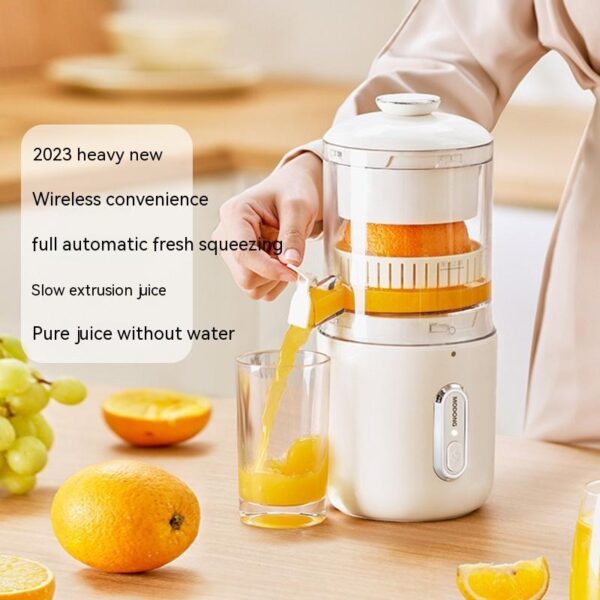 Multifunctional Wireless Electric Juicer Steel Orange Lemon Blender USB Portable - Image 3