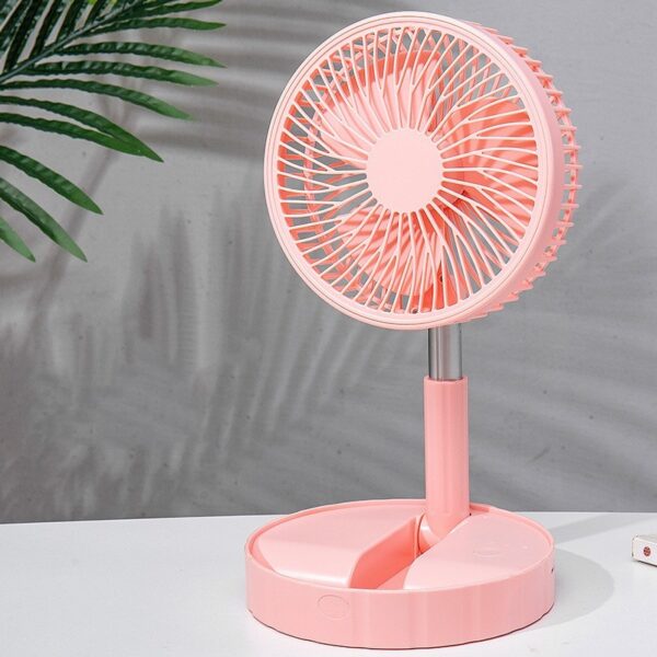 Strong Wind And Quiet Portable Telescopic Folding Fan - Image 7