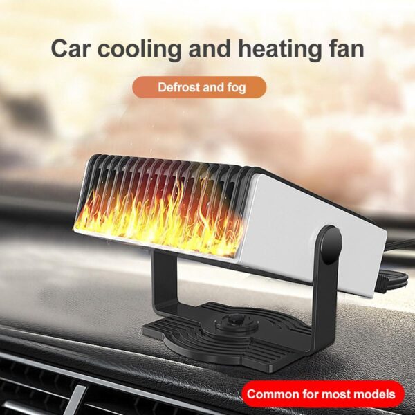 Car Heater & Cooling Fan 2 In 1 Fast Heating Low Noise - Image 3