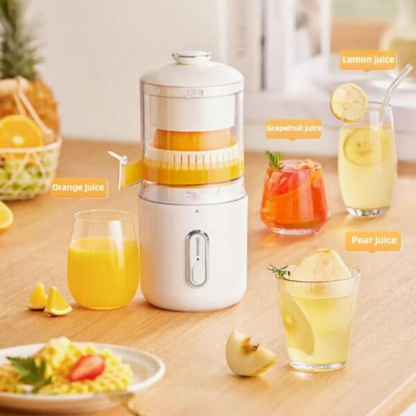 Multifunctional Wireless Electric Juicer Steel Orange Lemon Blender USB Portable - Image 5