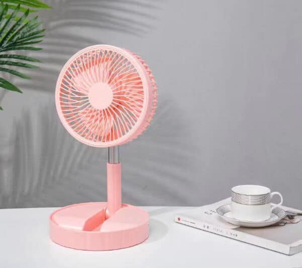 Strong Wind And Quiet Portable Telescopic Folding Fan - Image 9