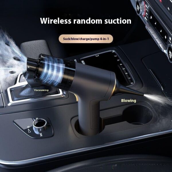 Handheld Small Wireless Car Cleaner Strong Blow Suction Dual Function Machine Car Large Suction - Image 10